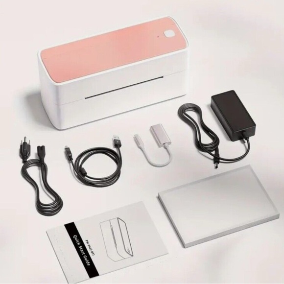 Omezizy Bluetooth Thermal Label Printer - New In box - Pink / White - Picture 6 of 9